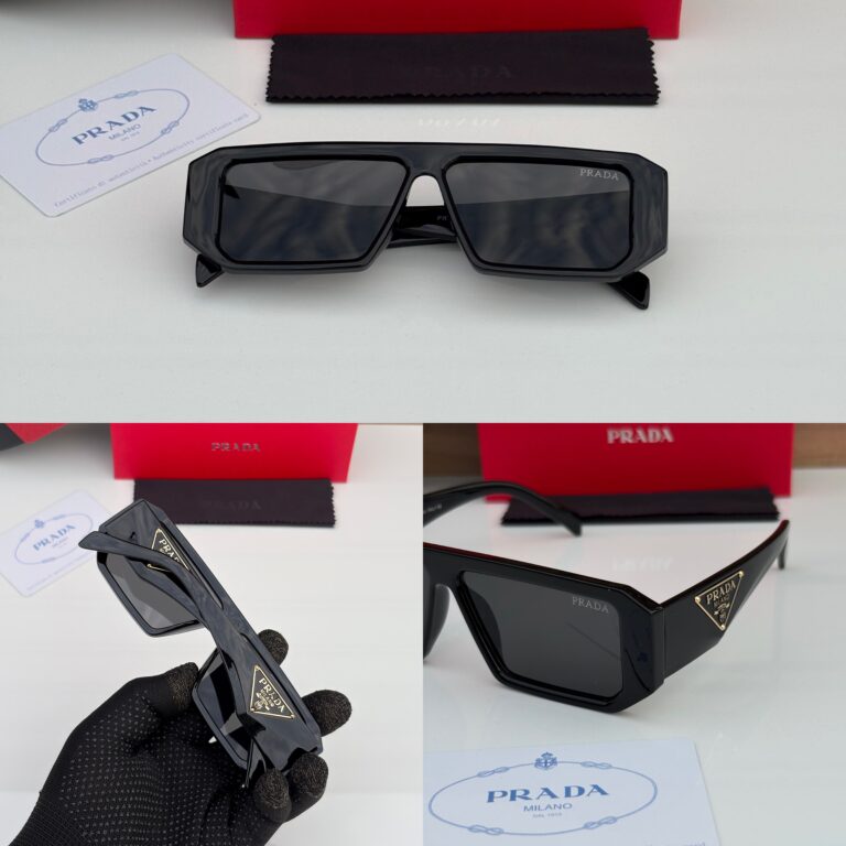 PRADA 82 BLACK UV-400 SUNGLASSES