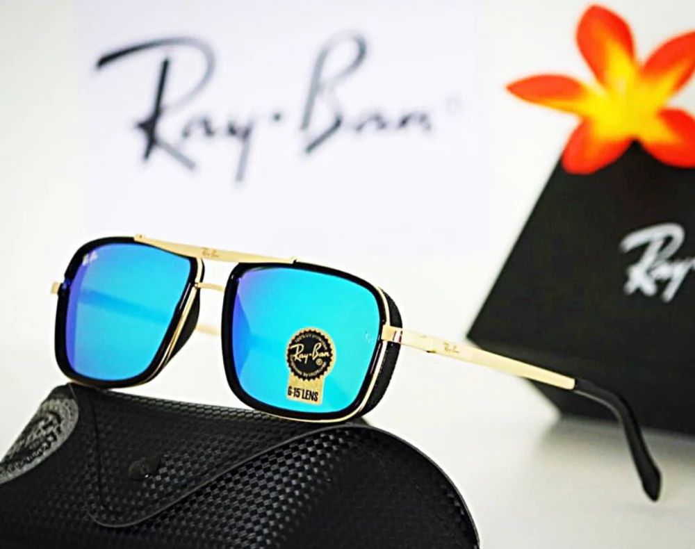 RB 4413GOLD AQUA UV-400 SUNGLASSES