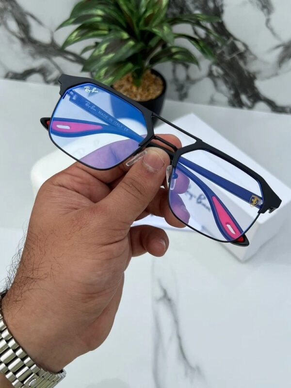 RAY BAN 04 BLACK TRANSPARENT BLUE CUT UV-400 SUNGLASSES