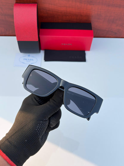 PRADA 6092 BLACK BLACK UV-400 SUNGLASSES