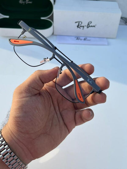 RAY BAN 04 GUN GREY BLUE CUT UV-400 SUNGLASSES