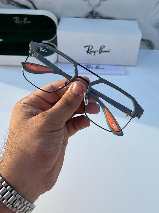 RAY BAN 04 GUN GREY BLUE CUT UV-400 SUNGLASSES