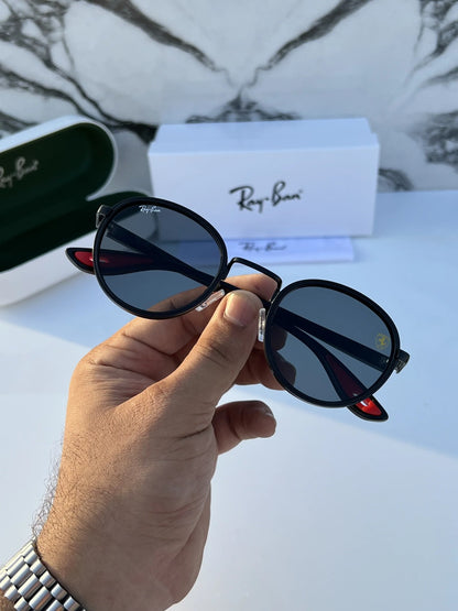 RAY BAN 02 BLACK BLACK UV-400 SUNGLASSES