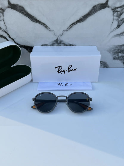 RAY BAN 02 GREY BLACK  UV-400 SUNGLASSES