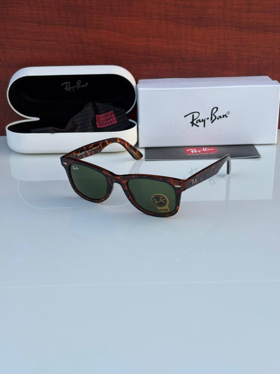 RAY BAN 2140 TIGER GREEN FRAME GLASS QUALITY