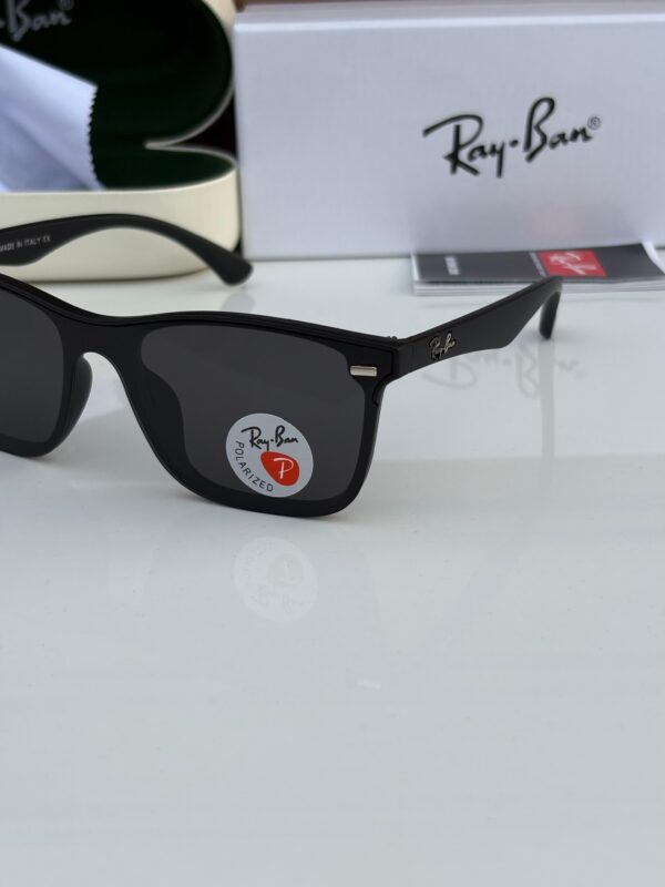 RAY BAN 4487 BLACK BLACK POLARISED LENS UV-400 SUNGLASSES