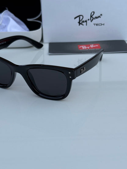 RAY BAN 0502 SHINING BLACK UV-400 SUNGLASSES
