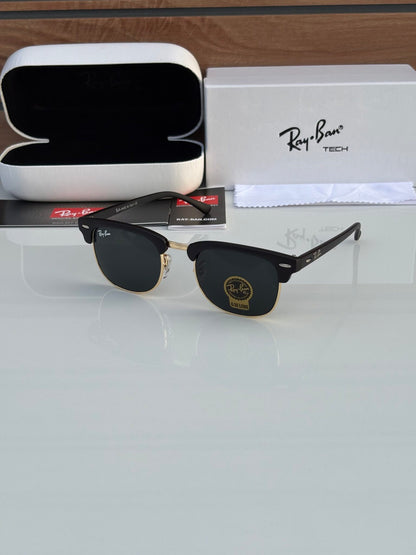 RAY BAN 3016 GOLDEN BLACK UV-400 SUNGLASSES