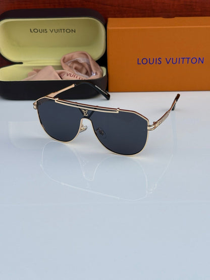 LOUIS VUITTON 22295 GOLDEN BLACK UV-400 SUNGLASSES