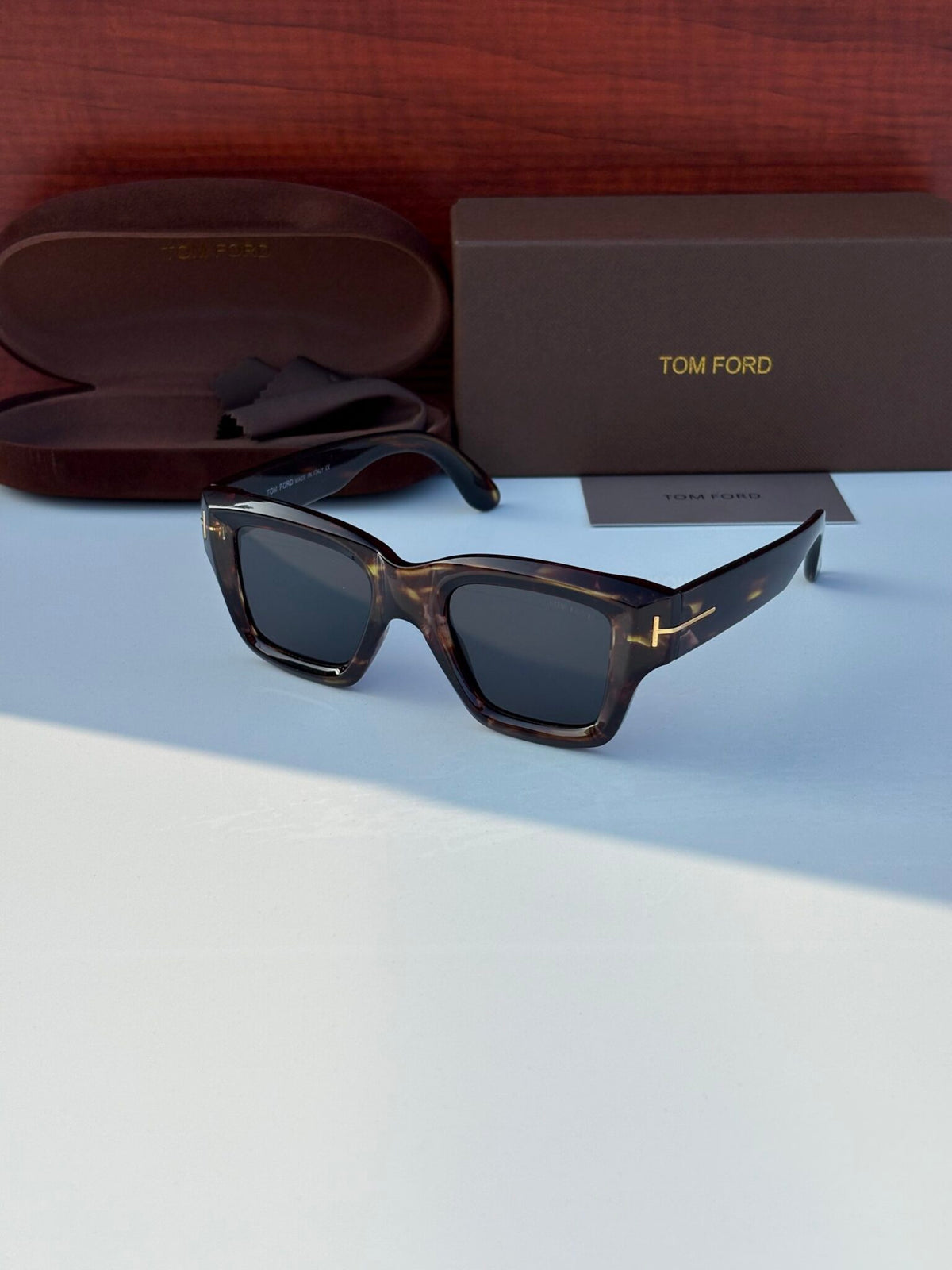 TOM FORD 4184 TIGER BLACK UV-400 SUNGLASSES