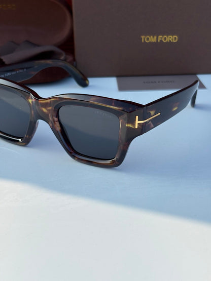 TOM FORD 4184 TIGER BLACK UV-400 SUNGLASSES