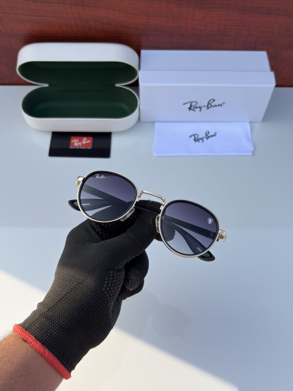 RAY BAN 02 GOLDEN BLACK UV-400 SUNGLASSES