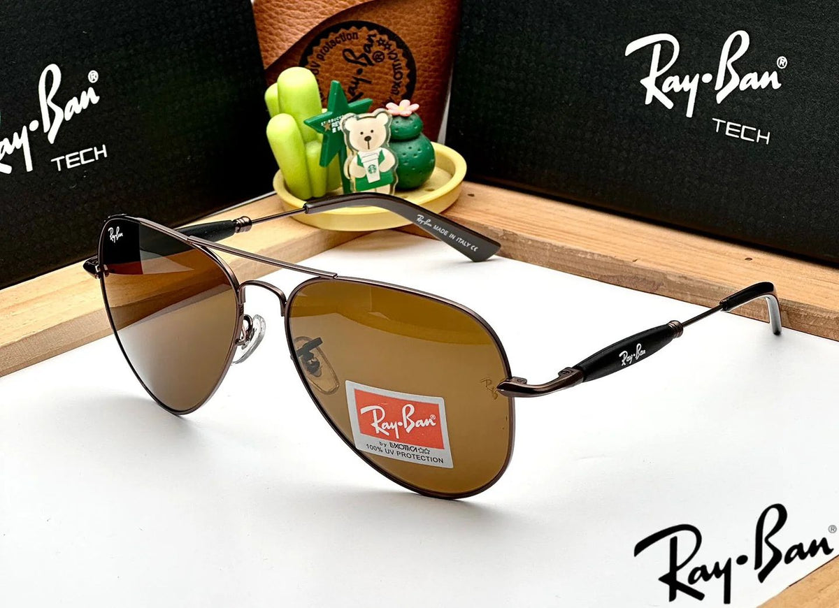 RB 3517 BROWN BROWN UV-400 SUNGLASSES