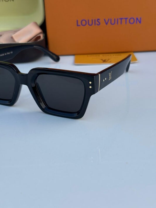 LOUIS VUITTON 35104 BLACK BLACK UV-400 SUNGLASSES