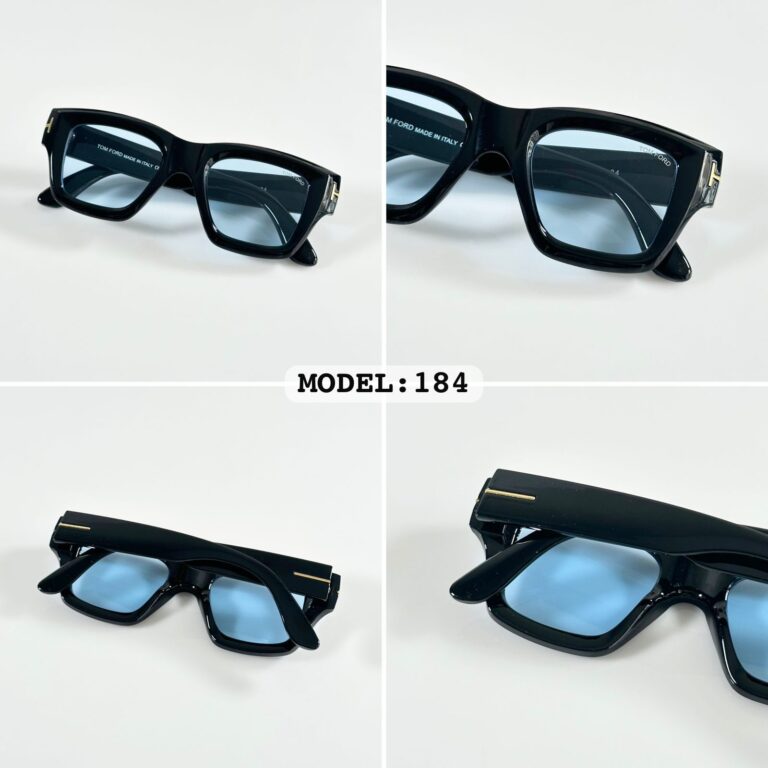 Tom Ford 4184 Black Rectangular Full-Rim Acetate Eyeglasses