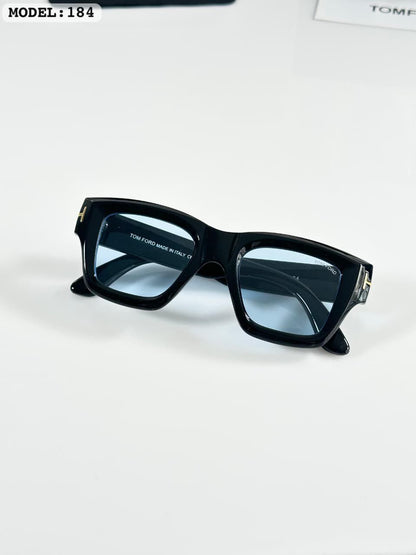 Tom Ford 4184 Black Rectangular Full-Rim Acetate Eyeglasses