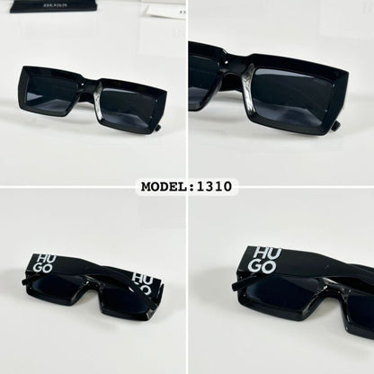 HUGO BOSS 1310 Black Rectangular Full-Rim Acetate Eyeglasses