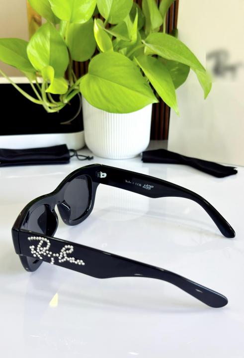 RAY BAN 4940 SHINING BLACK WITH BLACK DIAMOND GLASS UV-400 SUNGLASSES