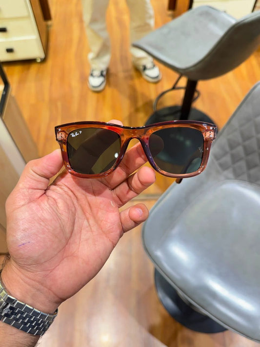 RAY BAN 0502 BROWN GREEN UV-400 SUNGLASSES