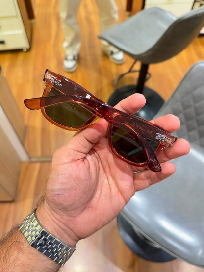 RAY BAN 0502 BROWN GREEN UV-400 SUNGLASSES