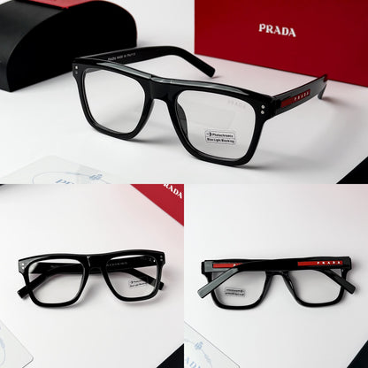PRADA 3835 BLACK Day-Night Photochrometic UV-400 SUNGLASSES