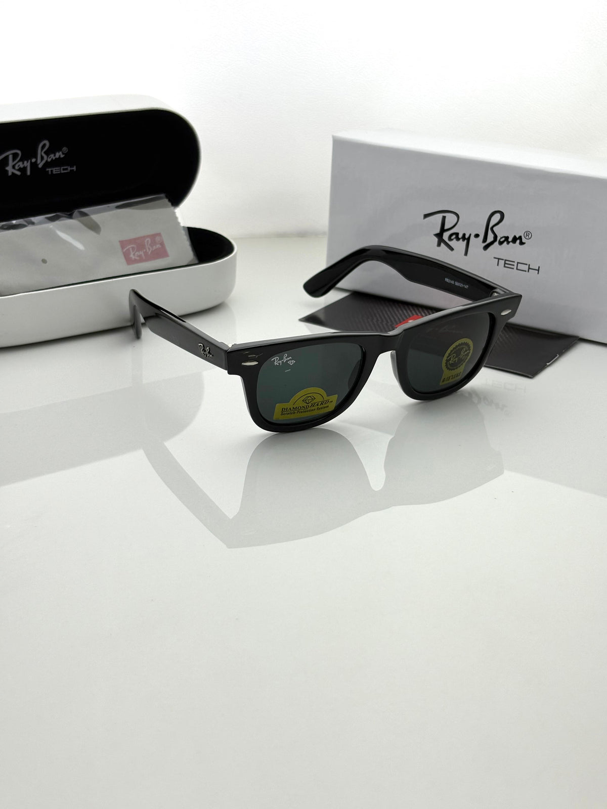 RAY BAN 2140 BLACK BLACK SHINING