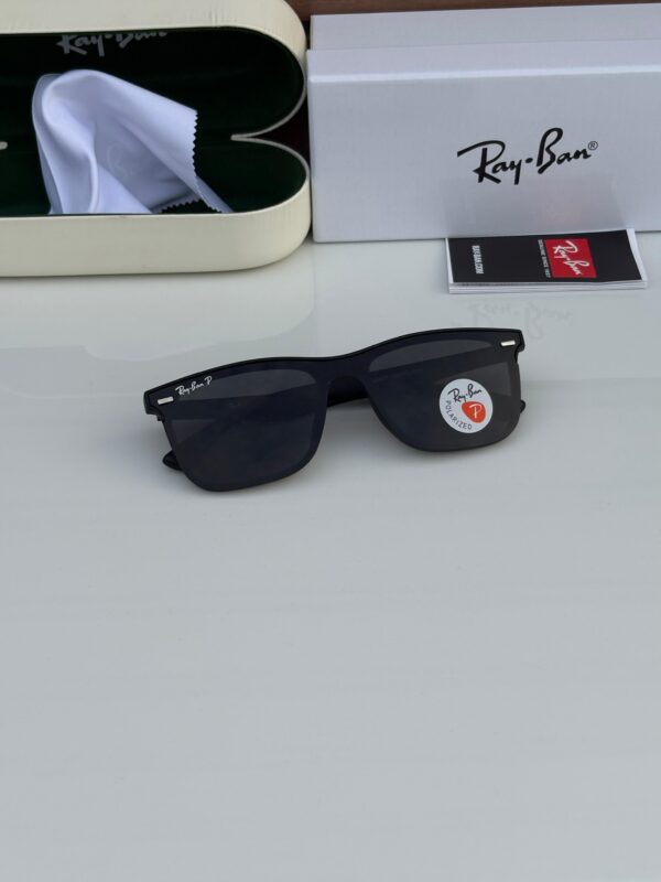 RAY BAN 4487 BLACK BLACK POLARISED LENS UV-400 SUNGLASSES