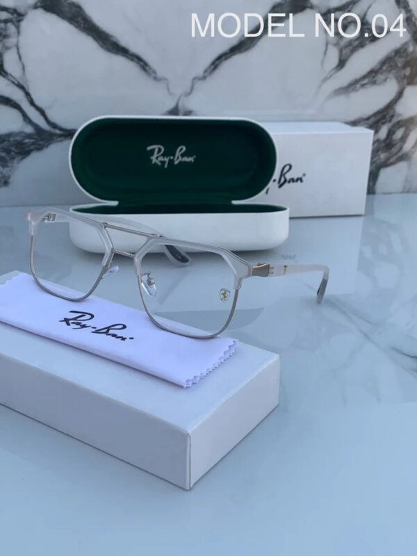 RAY BAN 04 TRANSPARENT TRANSPARENT BLUE CUT UV-400 SUNGLASSES