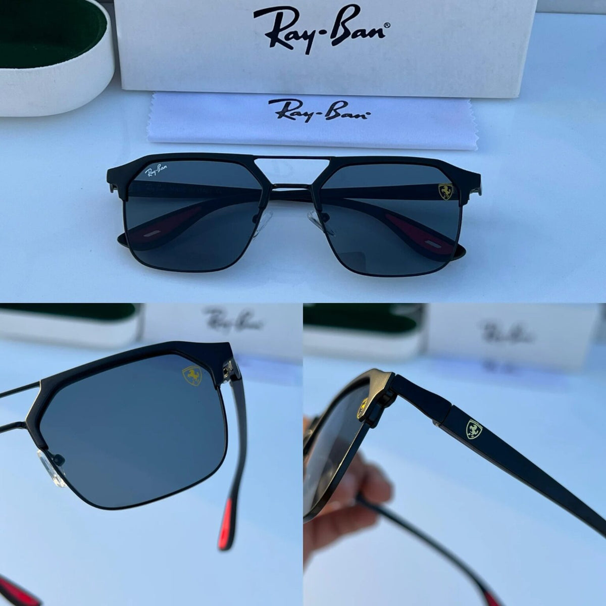 RAY BAN 04 FULL BLACK UV-400 SUNGLASSES