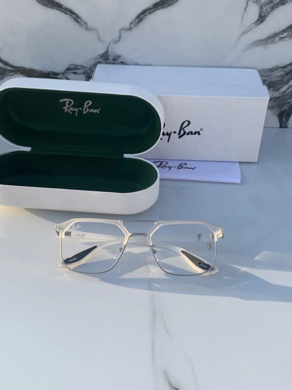 RAY BAN 04 TRANSPARENT TRANSPARENT BLUE CUT UV-400 SUNGLASSES