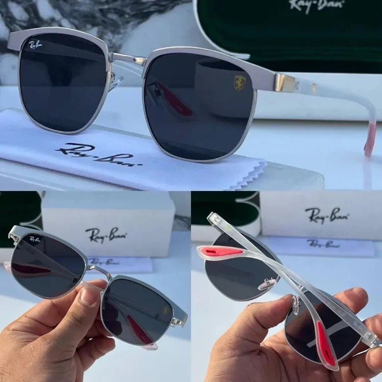 RAY BAN 03 SILVER METAL TRANSPARENT BLACK - Image 2