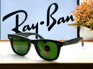 RAY BAN 2140  BLACK GREEN MATE UV-400 SUNGLASSES