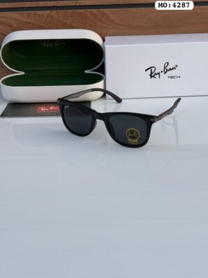 RAY BAN 4287 ALUMINIUM BLACK UV-400 SUNGLASSES