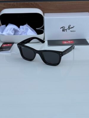 RAY BAN 0502 SHINING BLACK UV-400 SUNGLASSES