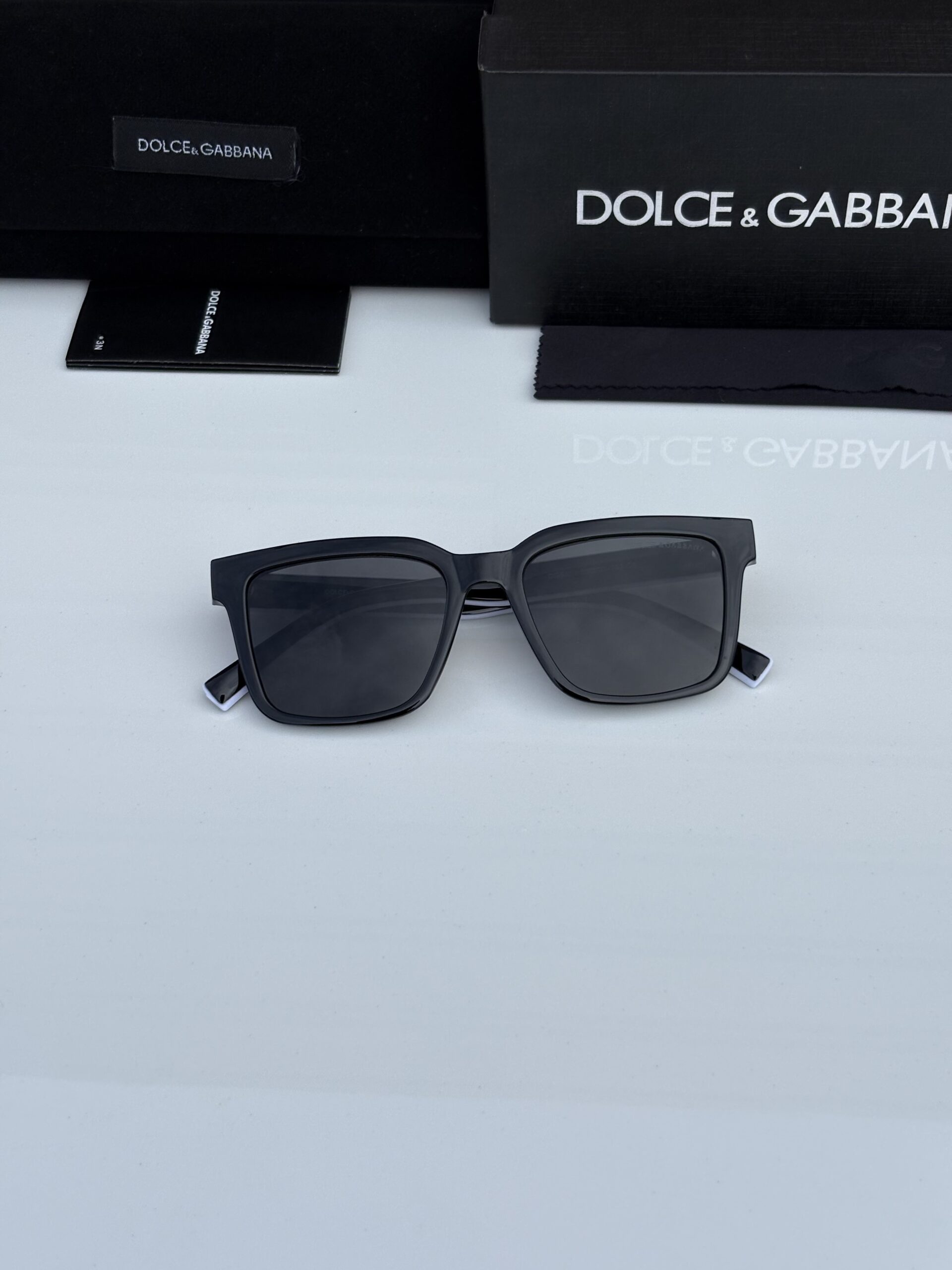 DOLCE & GABBANA 5101 BLACK UV-400 SUNGLASSES - Image 3