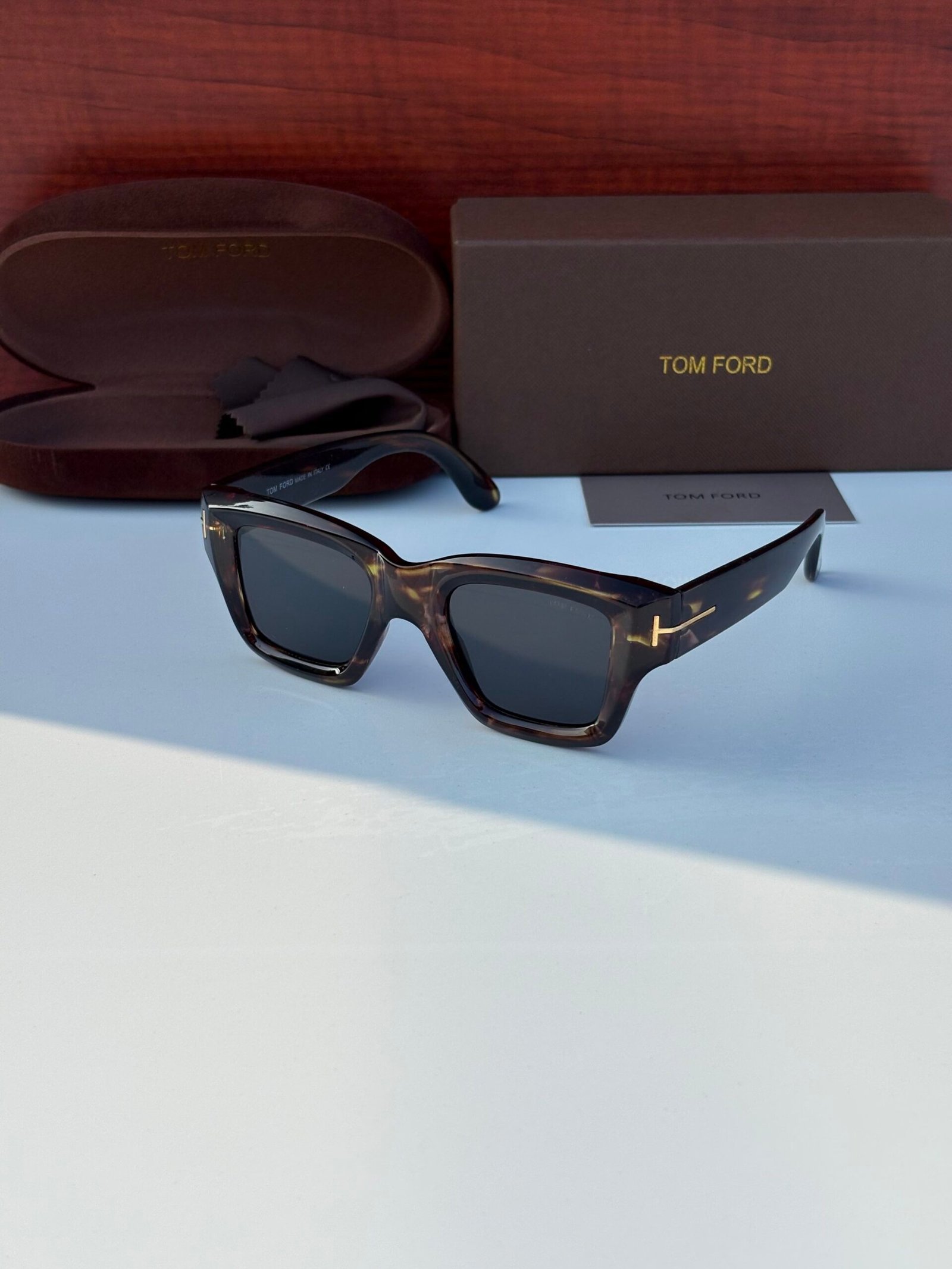TOM FORD 4184 TIGER BLACK UV-400 SUNGLASSES