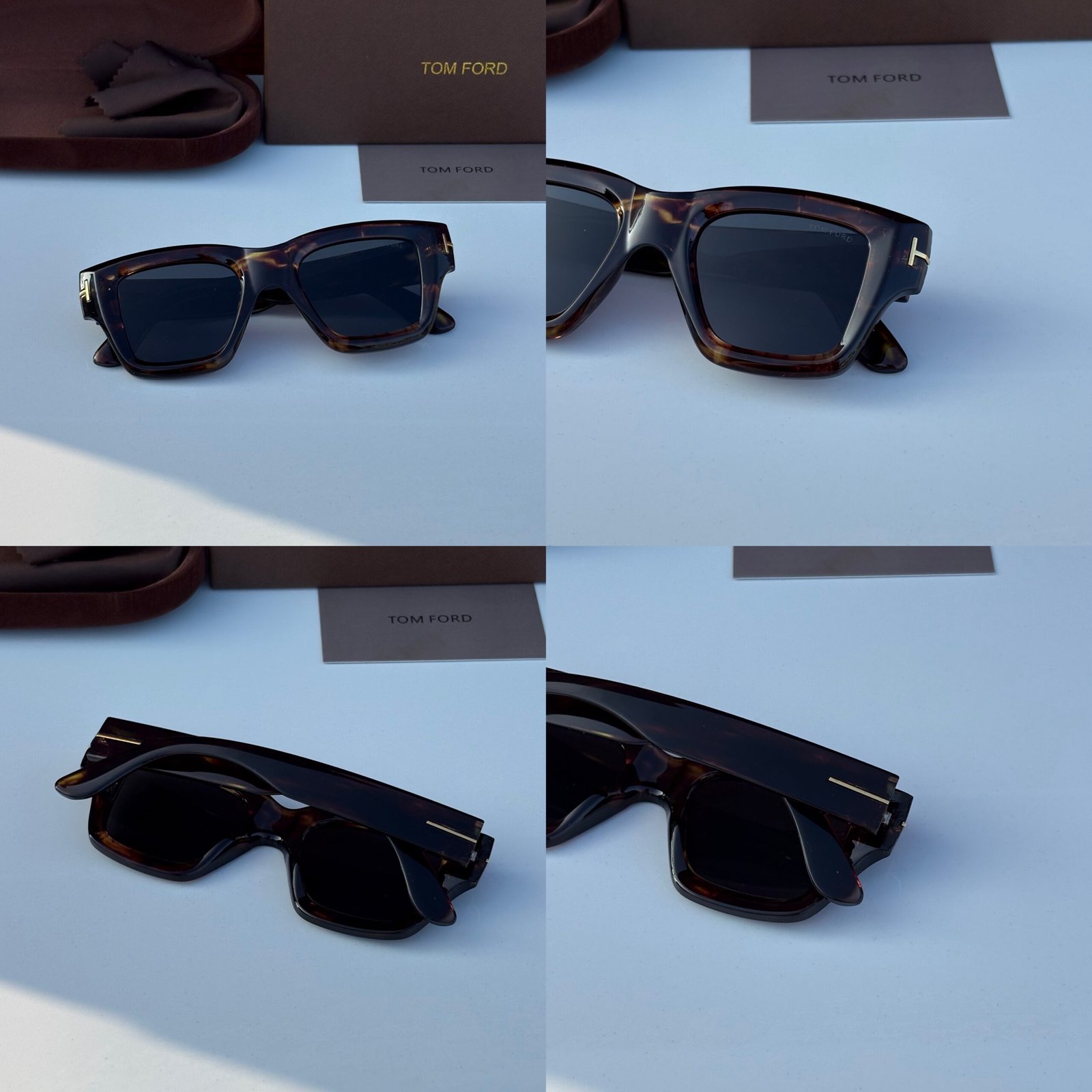 TOM FORD 4184 TIGER BLACK UV-400 SUNGLASSES - Image 3