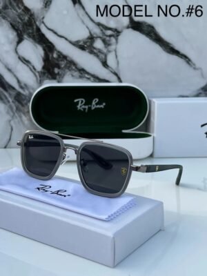 RAY BAN 06 GREY BLACK UV-400 SUNGLASSES