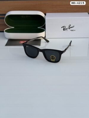 RAY BAN 4215 ALUMINIUM BLACK UV-400 SUNGLASSES