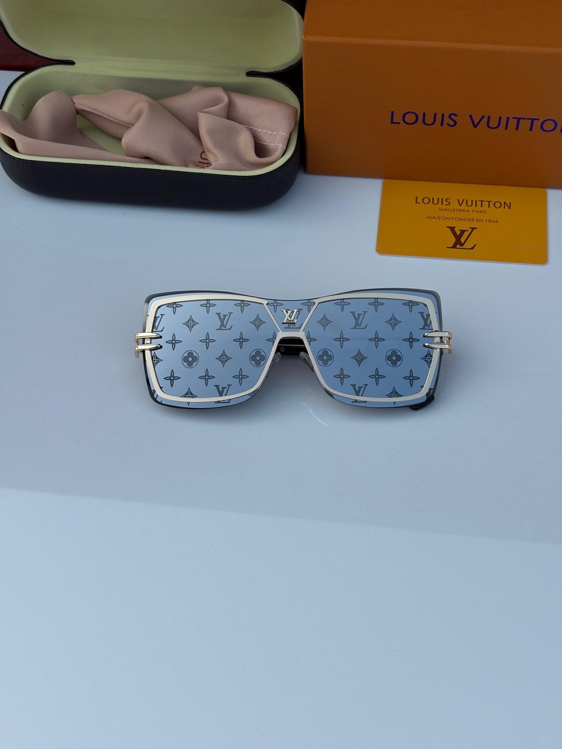 LOUIS VUITTON 17592 GOLDEN SILVER MERCURY UV-400 SUNGLASSES - Image 2
